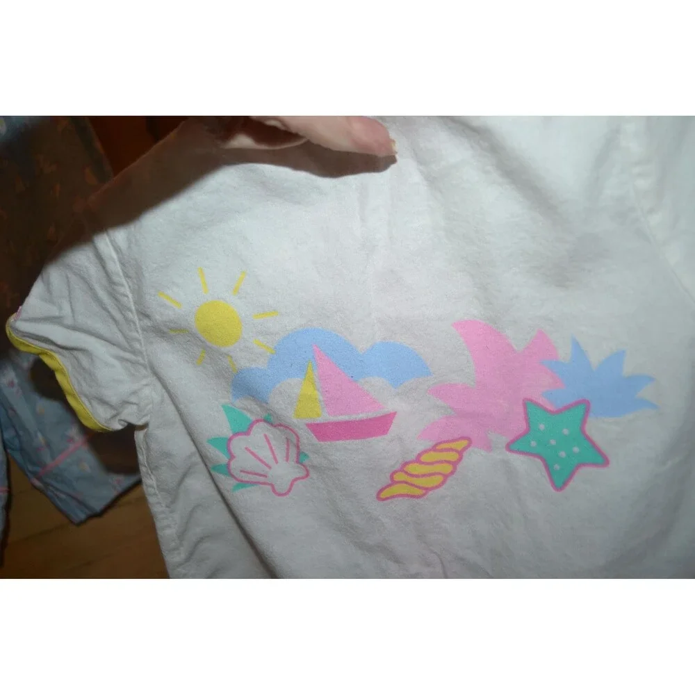 Vintage Baby Girl Loves Sailing Rompers